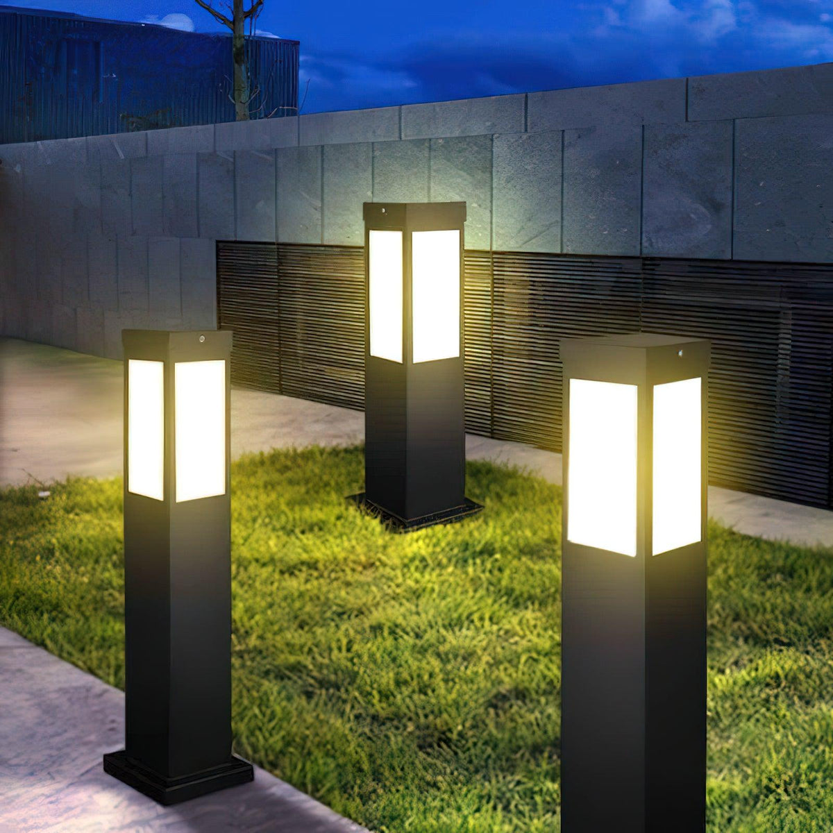Aspren Bollard Solar Outdoor Light