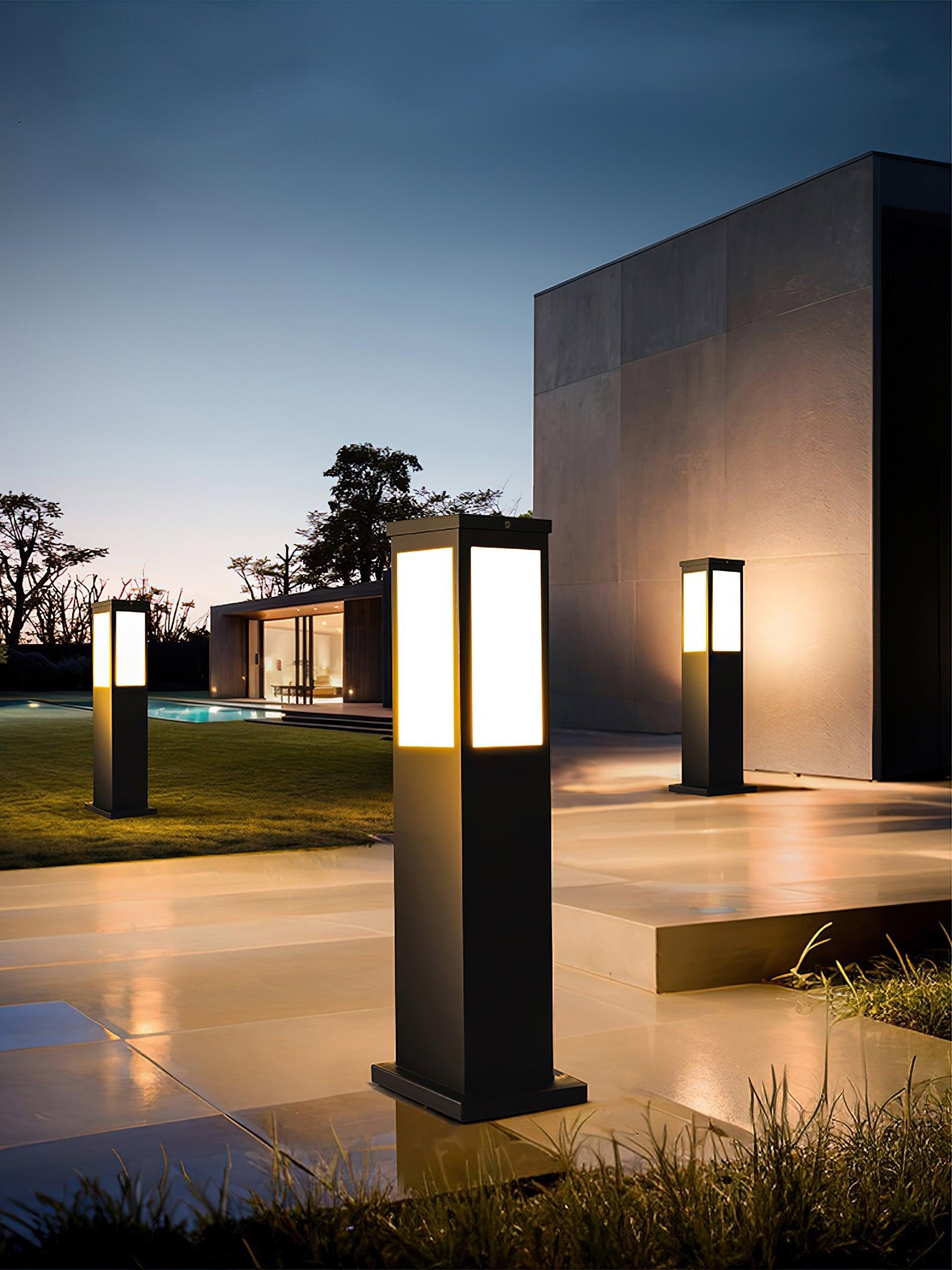Aspren Bollard Solar Outdoor Light