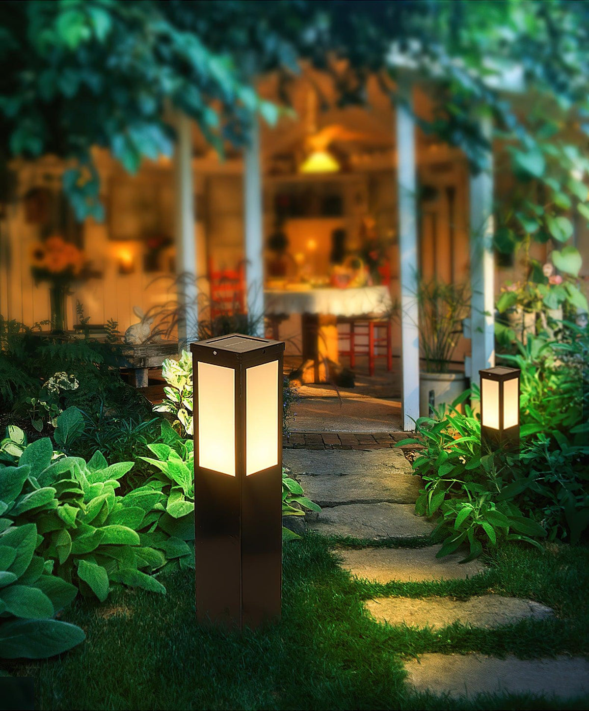 Aspren Bollard Solar Outdoor Light