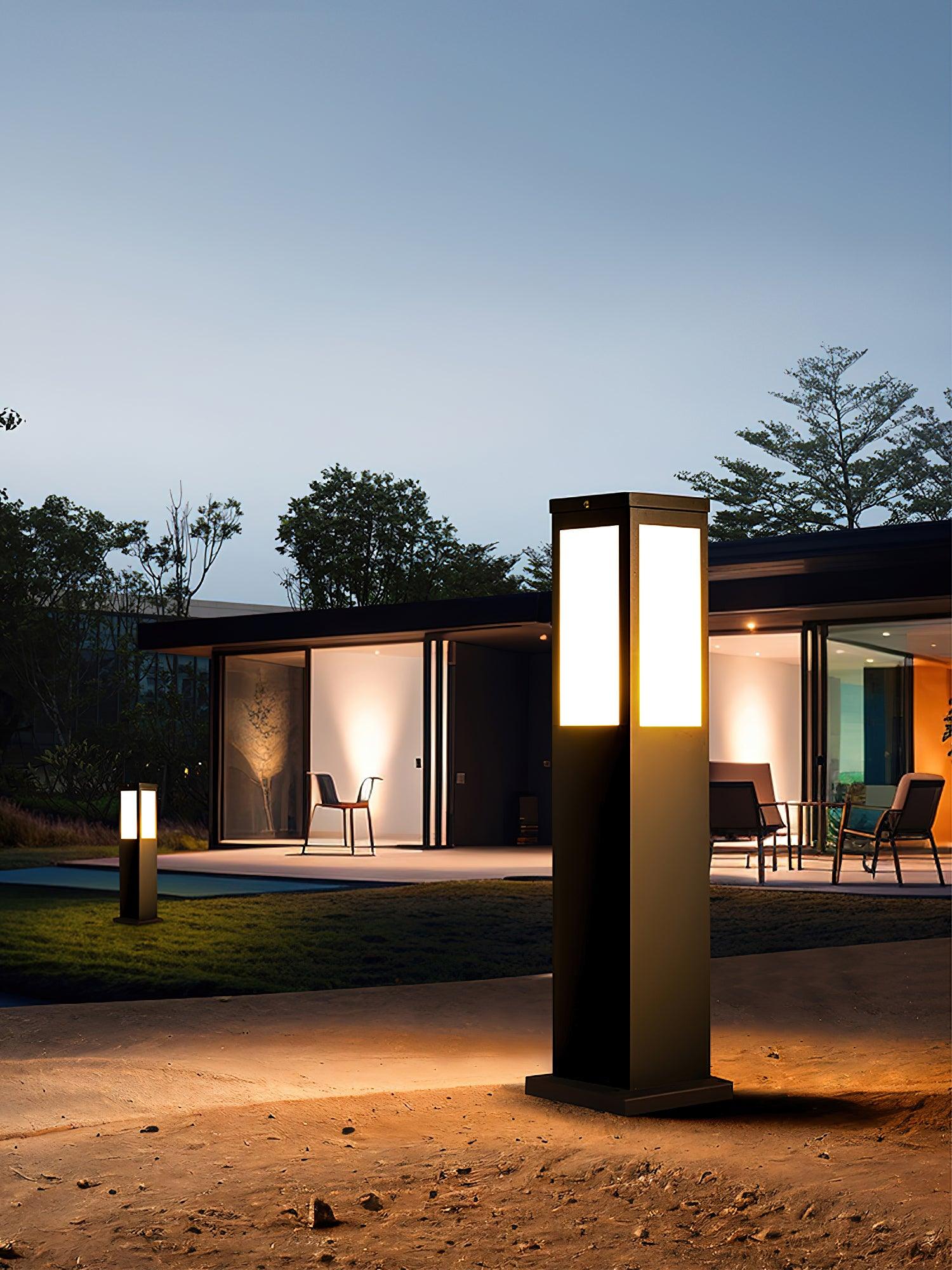 Aspren Bollard Solar Outdoor Light
