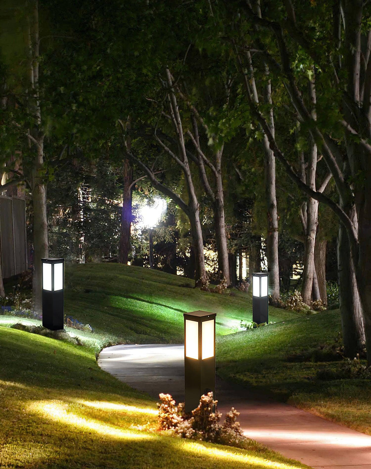 Aspren Bollard Solar Outdoor Light