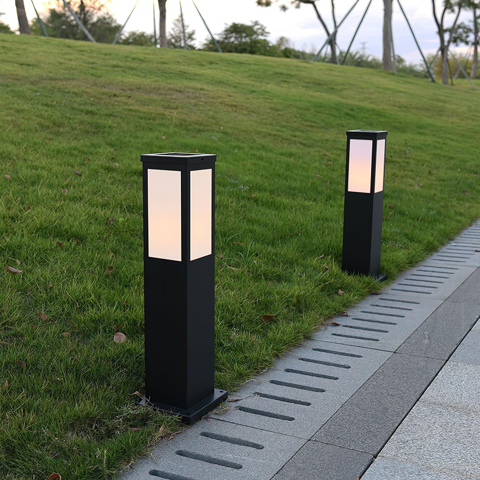Aspren Bollard Solar Outdoor Light