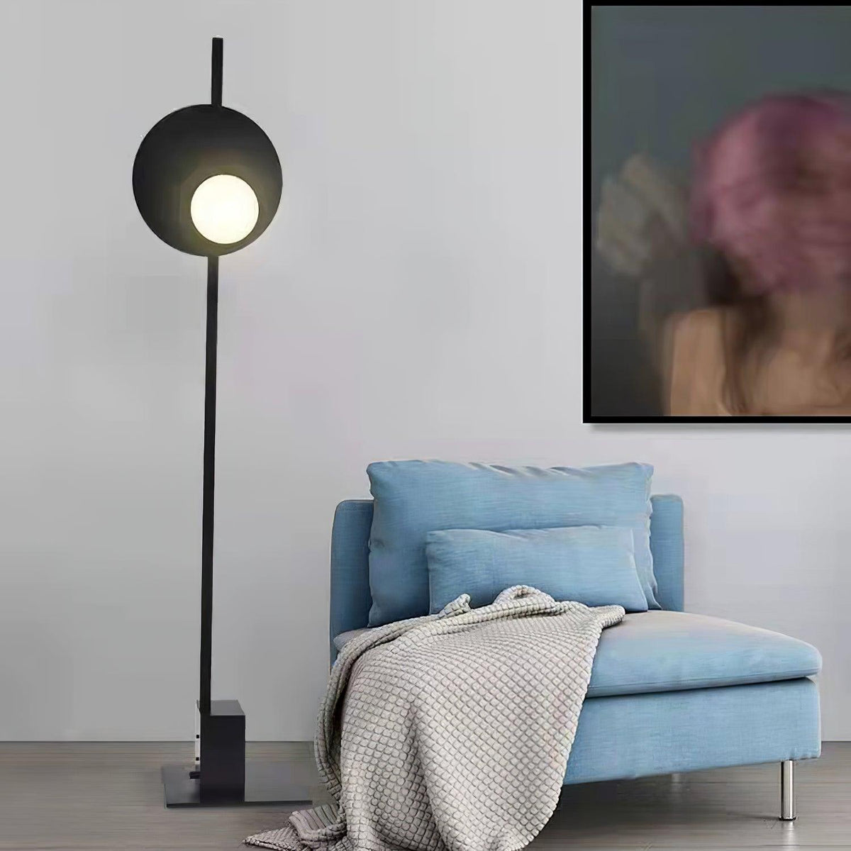 Vibe Minimalist Glass Floor Lamp