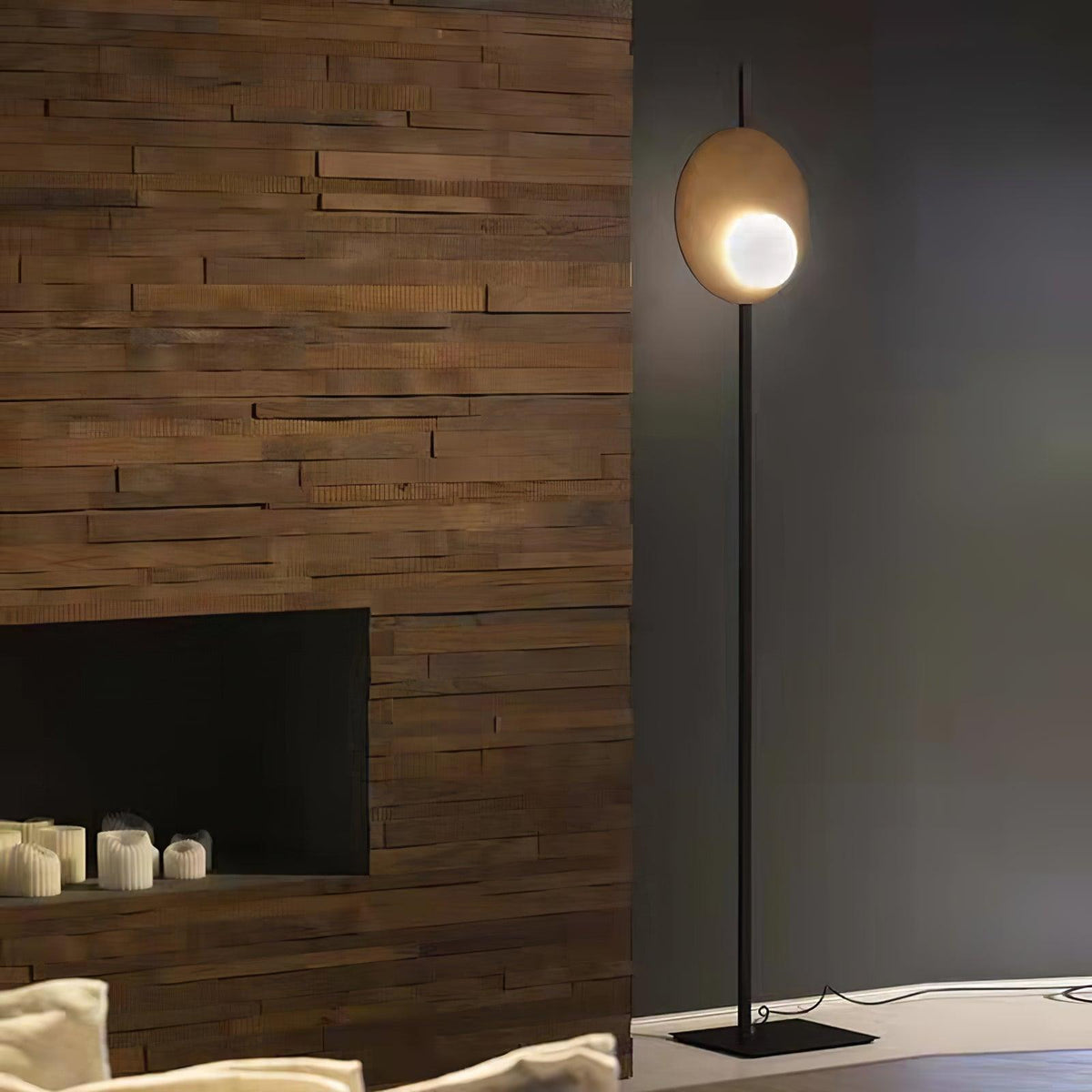 Vibe Minimalist Glass Floor Lamp