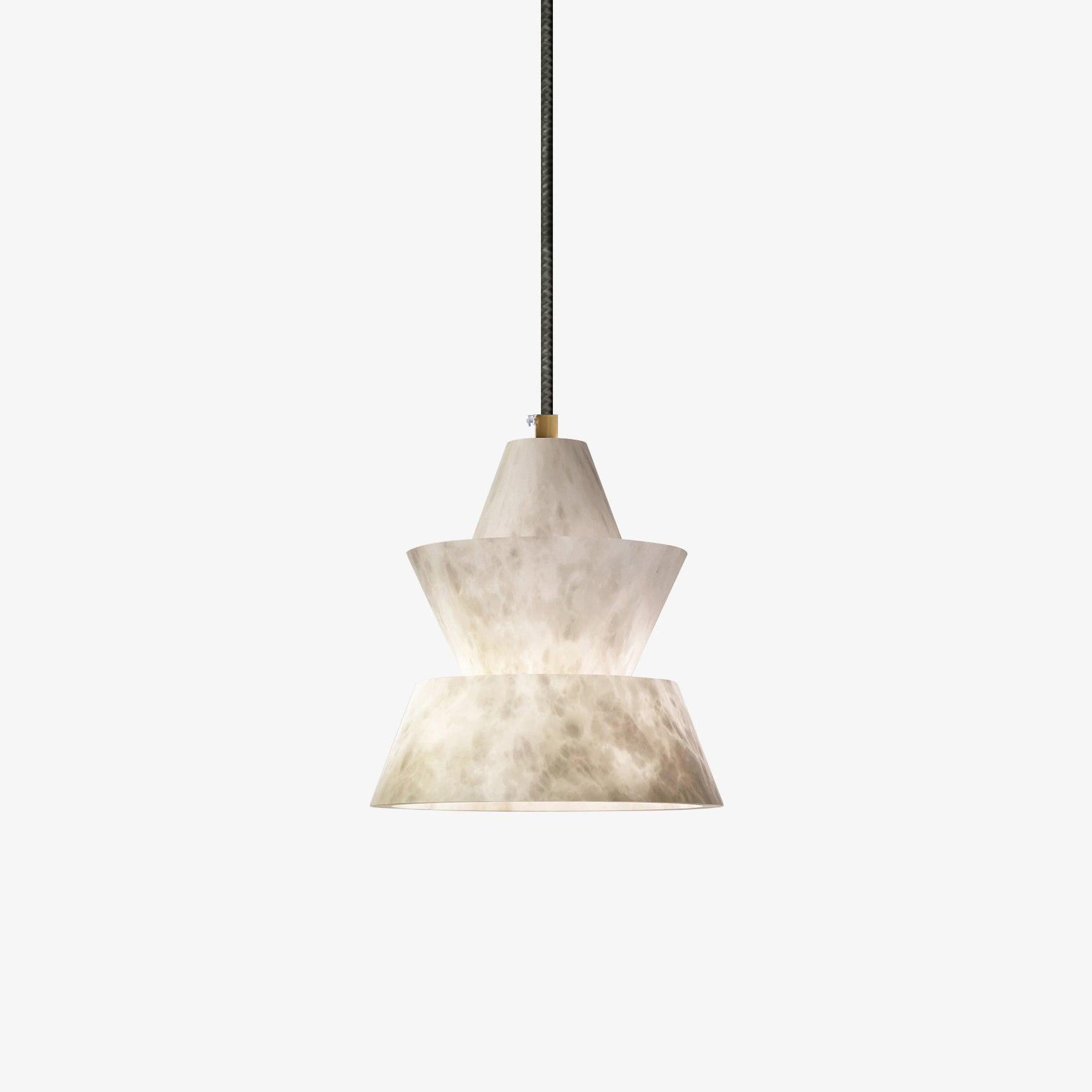 Evo Alabaster Pendant Light