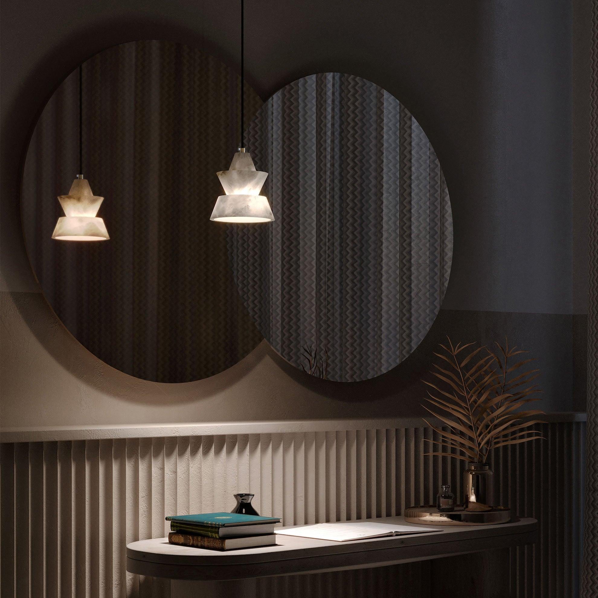 Evo Alabaster Pendant Light