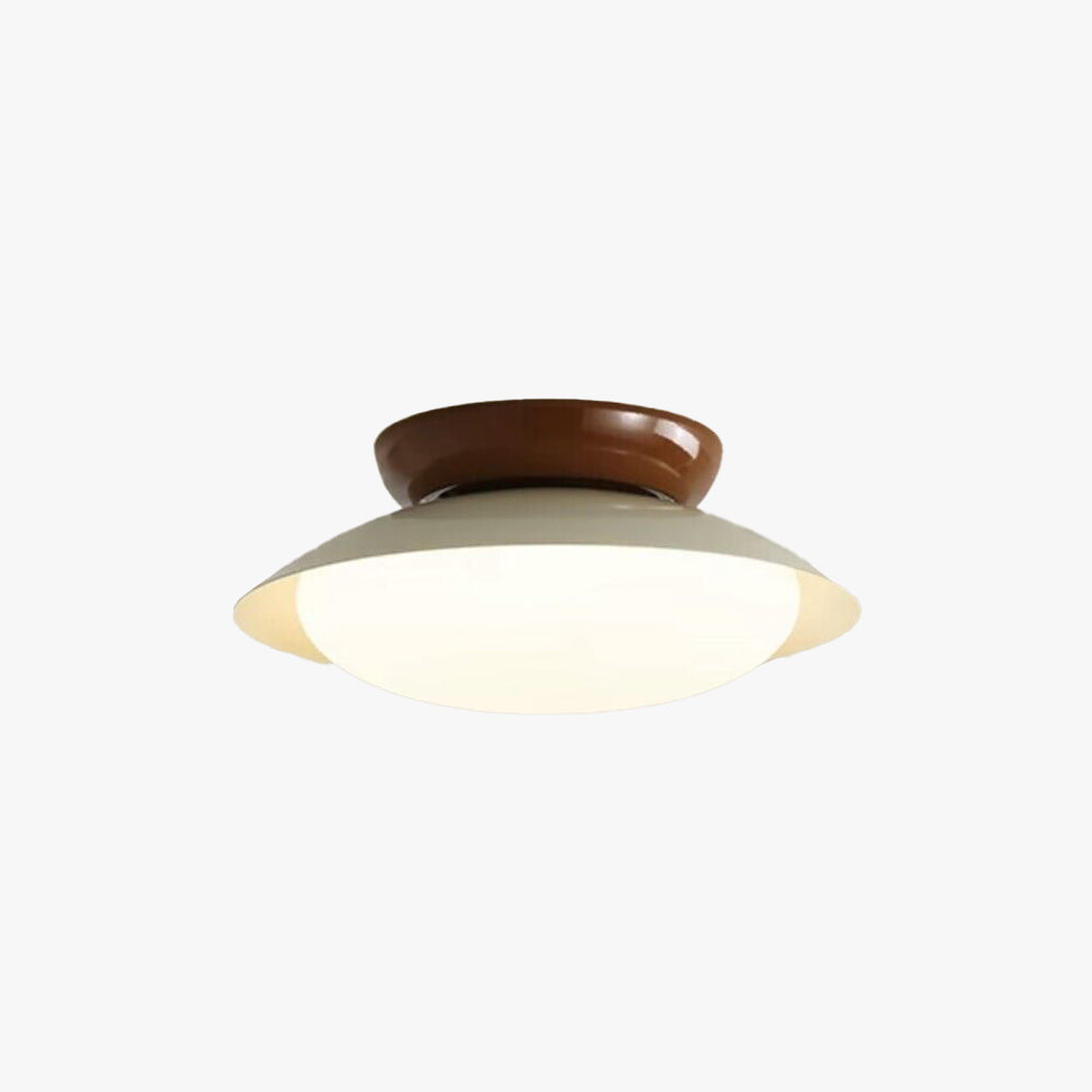Aira Vintage Bowl-shaped LED Ceiling Light - Neutral Decor