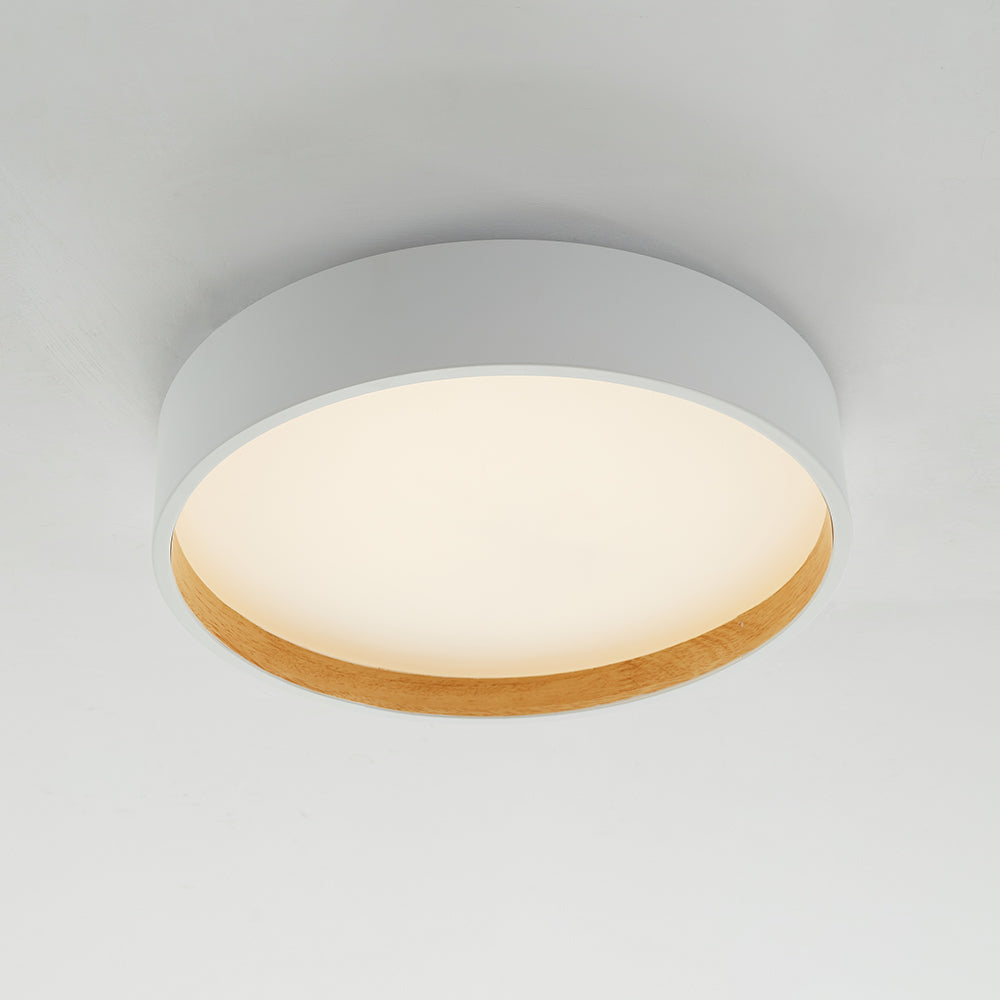 Arisha Modern Round Flush Mount Ceiling Light - Neutral Decor