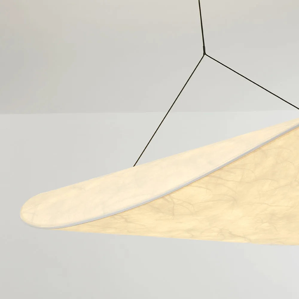 Ritta Vintage Art Deco Pendant Light Silk Art Gallery - Neutral Decor