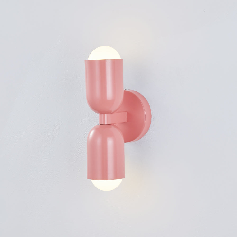 Valentina Modern Art Decoration Double-Headed Colorful Wall Lamp - Neutral Decor