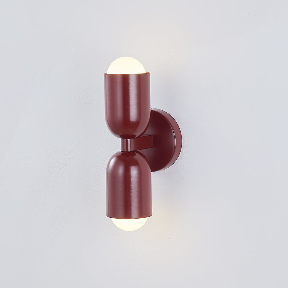 Valentina Modern Art Decoration Double-Headed Colorful Wall Lamp - Neutral Decor