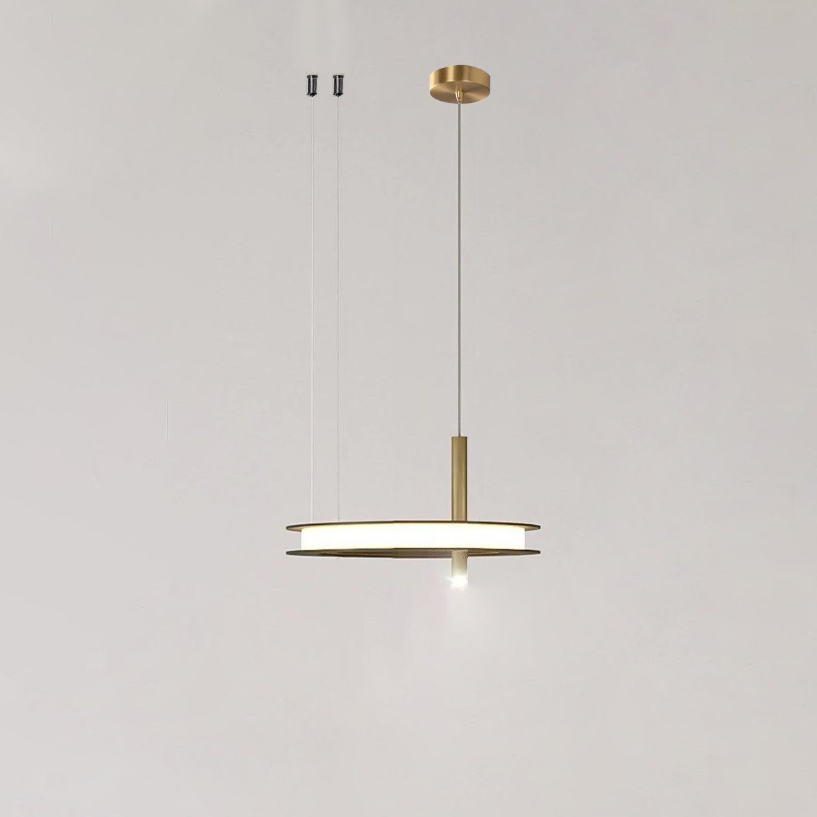 Virauian Chandelier Ring Layered Minimalist