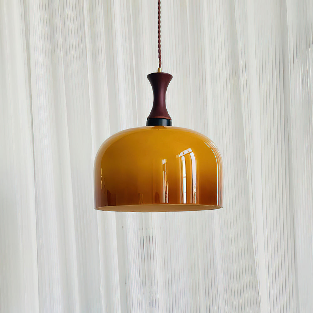 Pivon Plug-In Glass Pendant Lamp - Neutral Decor