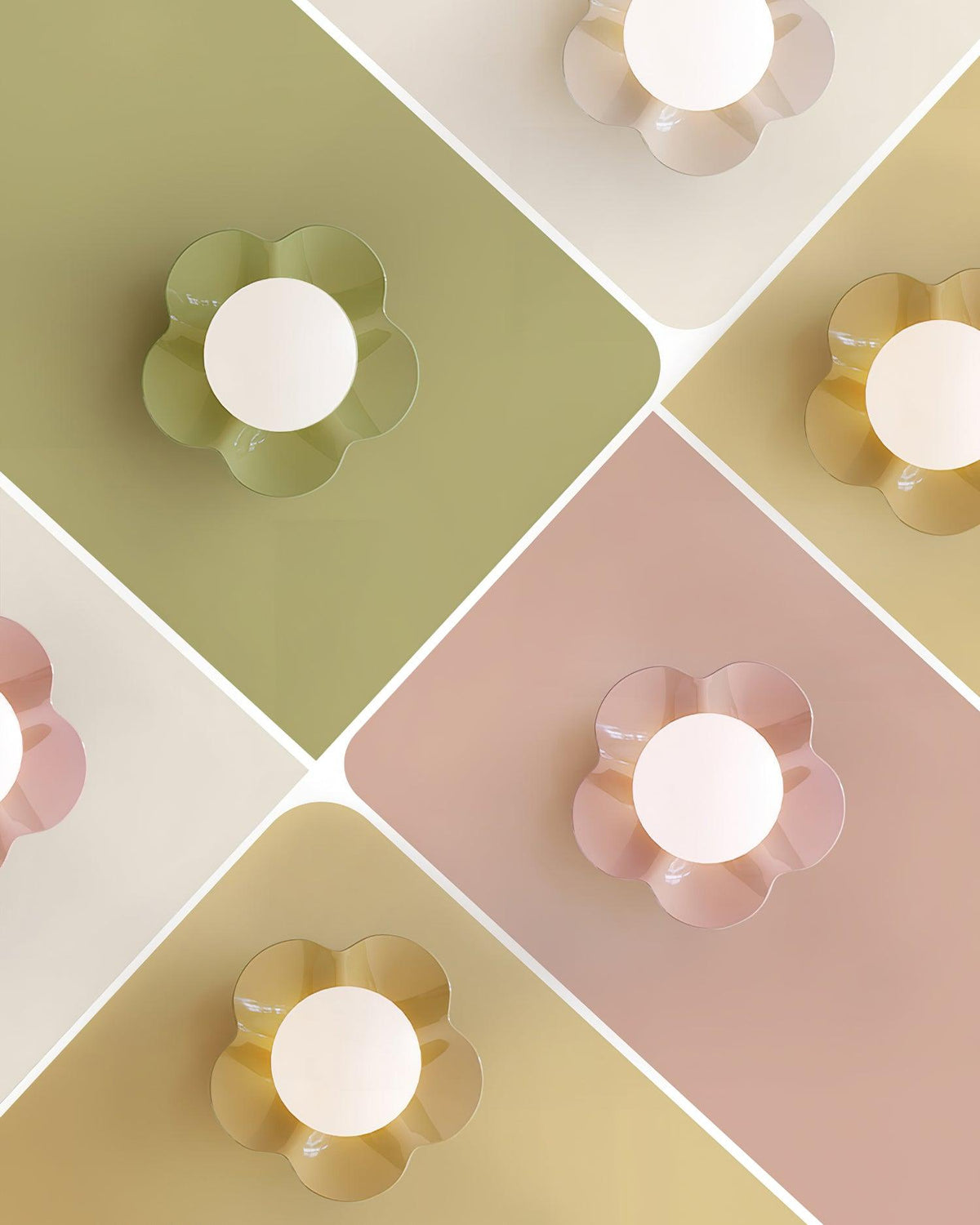 Arcore Resin Playful Wall Lamp