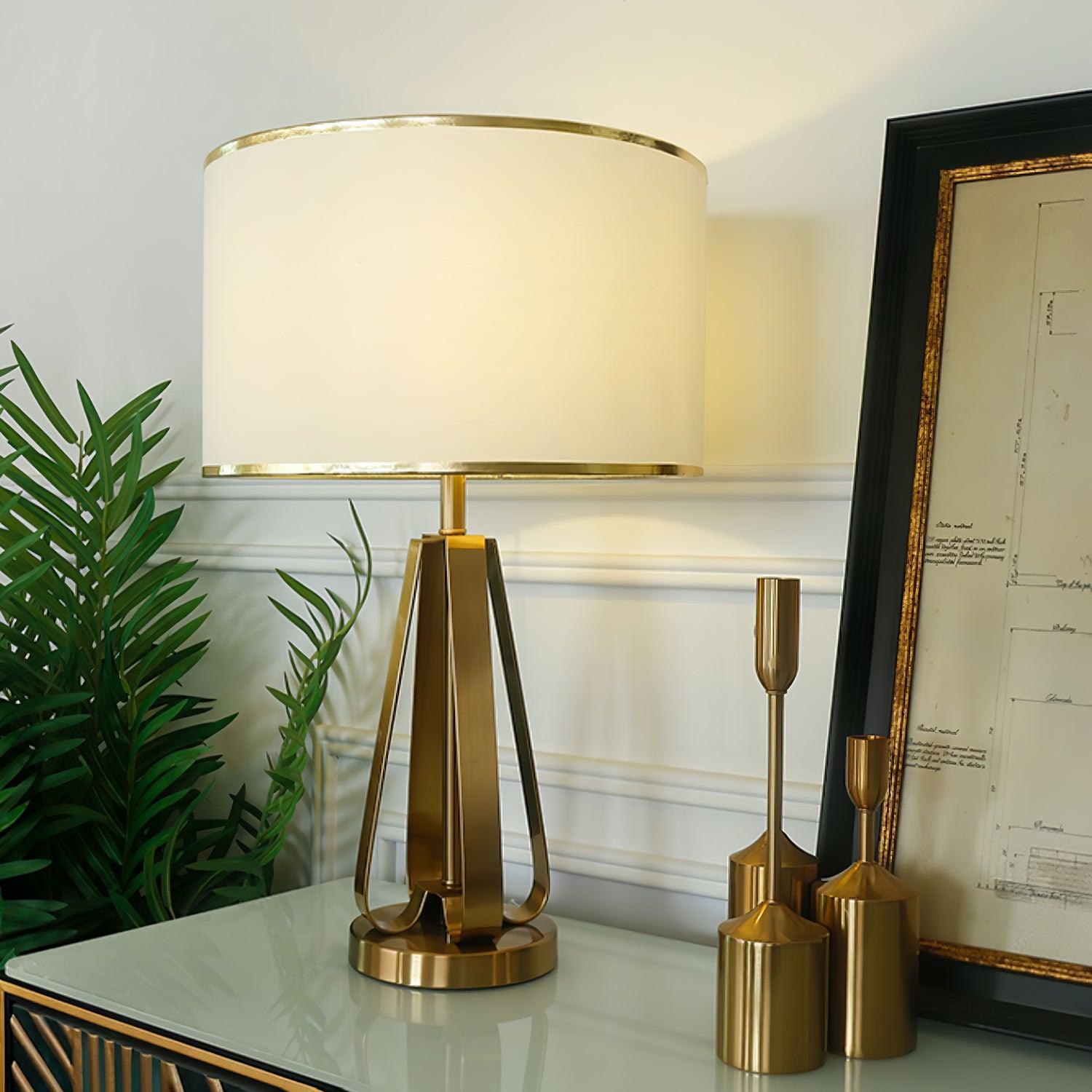 Linorira Luxe Fabric Table Lamp
