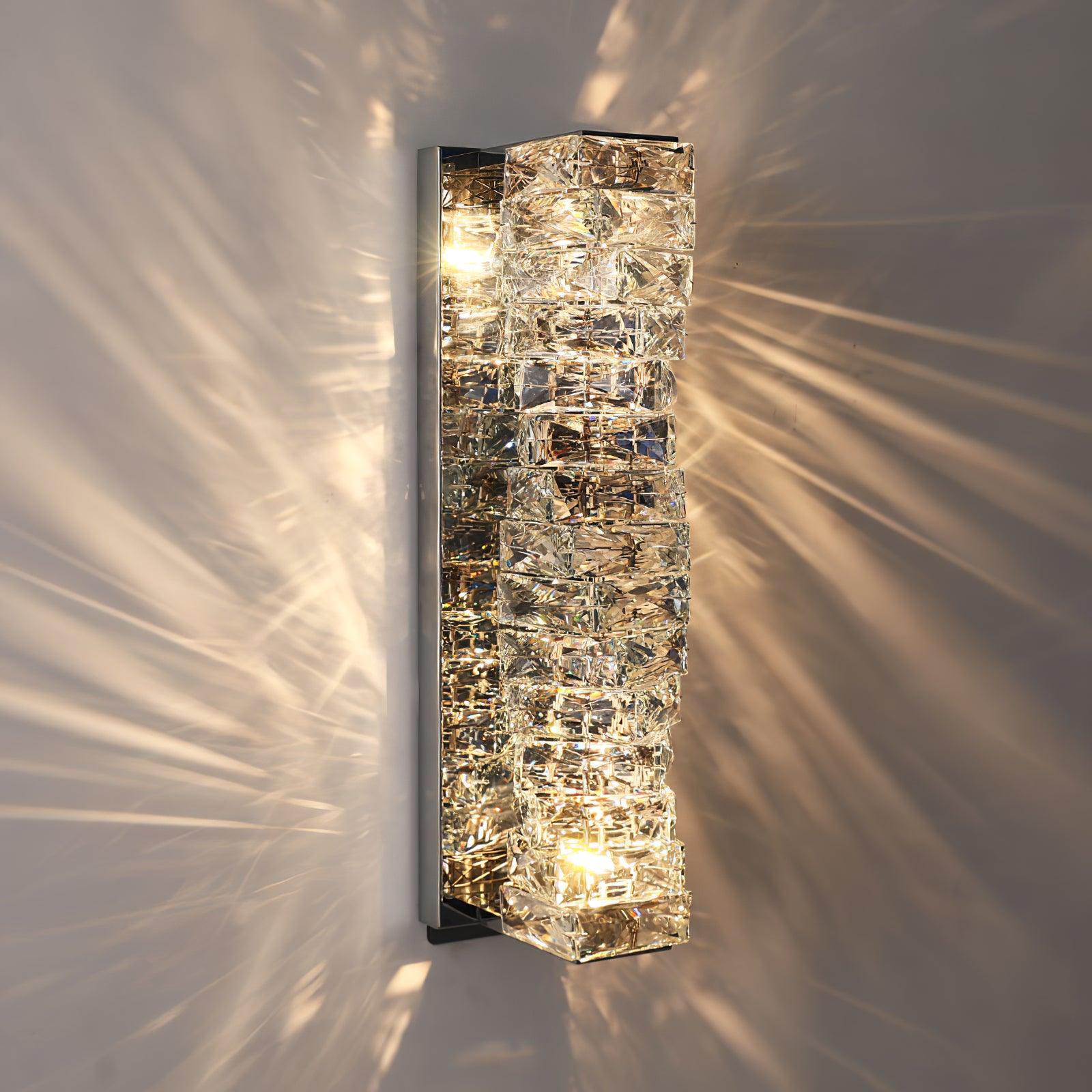 Ilvelia Postmodern Luxury Crystal Wall Light