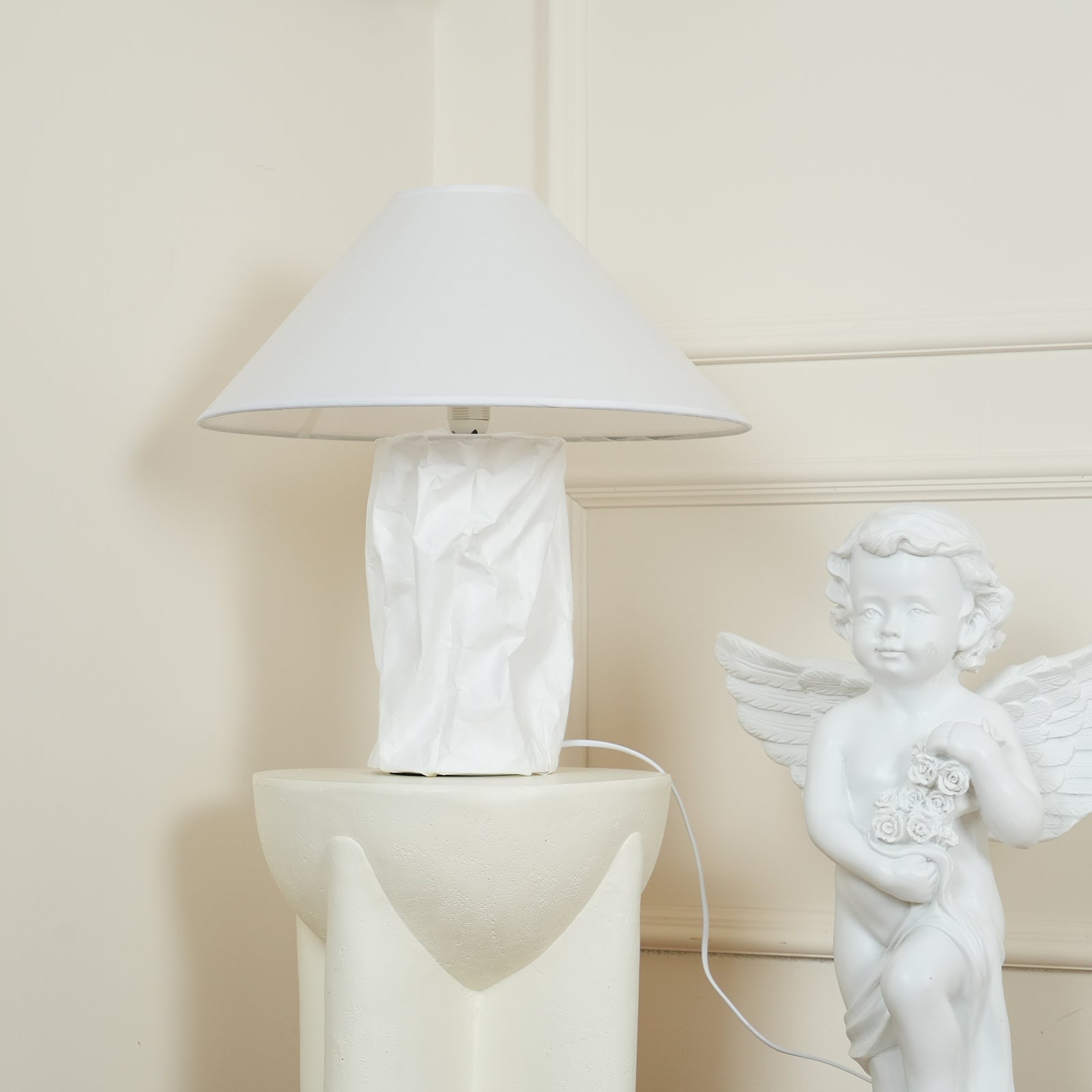 Aerius Paper Artistic Table Lamp - Neutral Decor