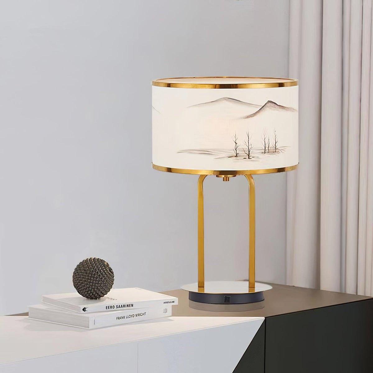 Teriinira Modern Metlal Table Lamp