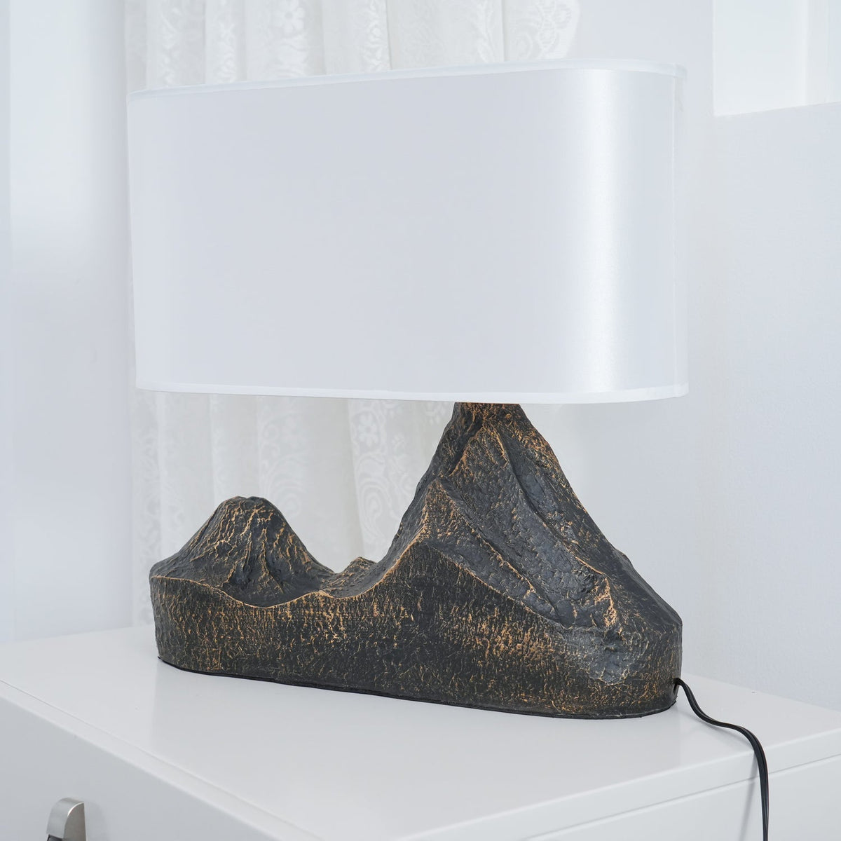 Della Natural Resin Table Lamp