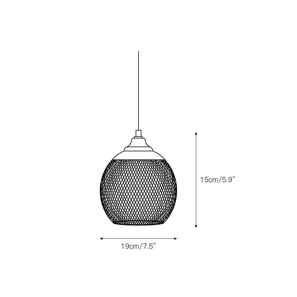 Aursorir Modern Minimalist Mesh Pendant Lamp