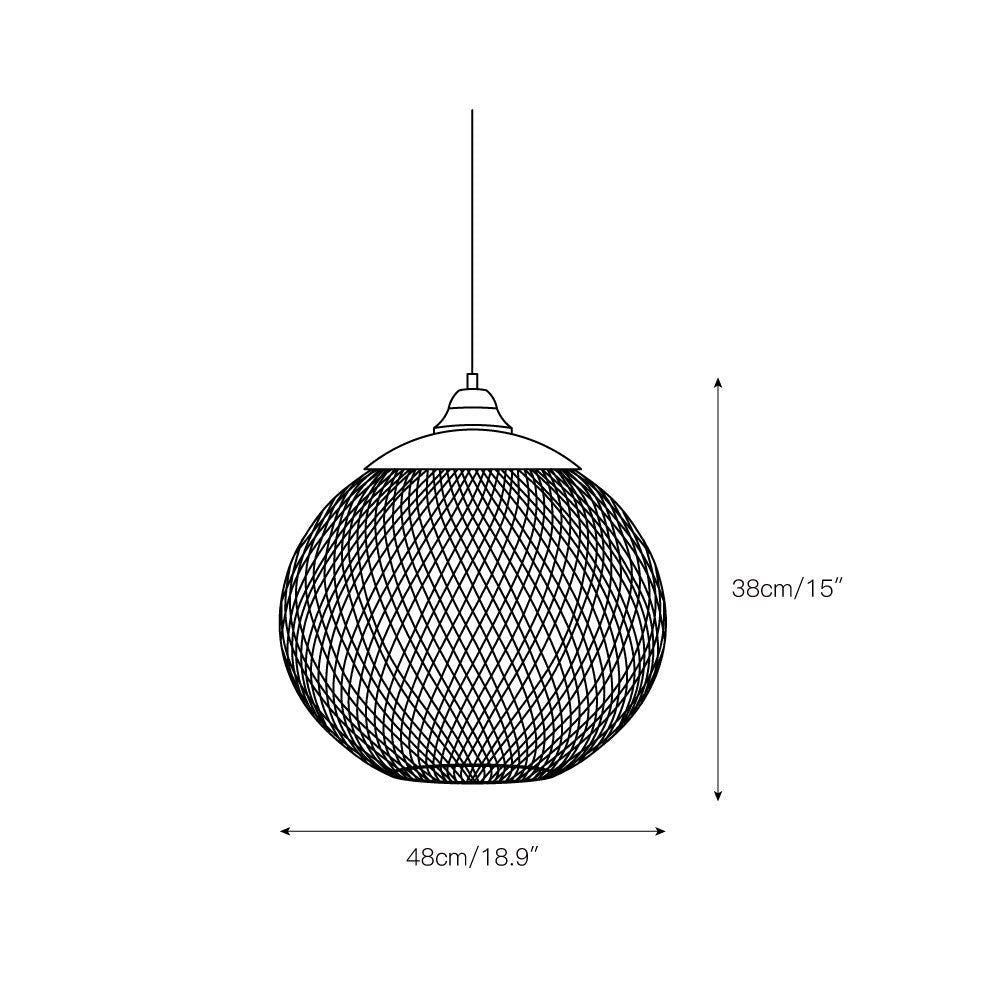 Aursorir Modern Minimalist Mesh Pendant Lamp - Neutral Decor