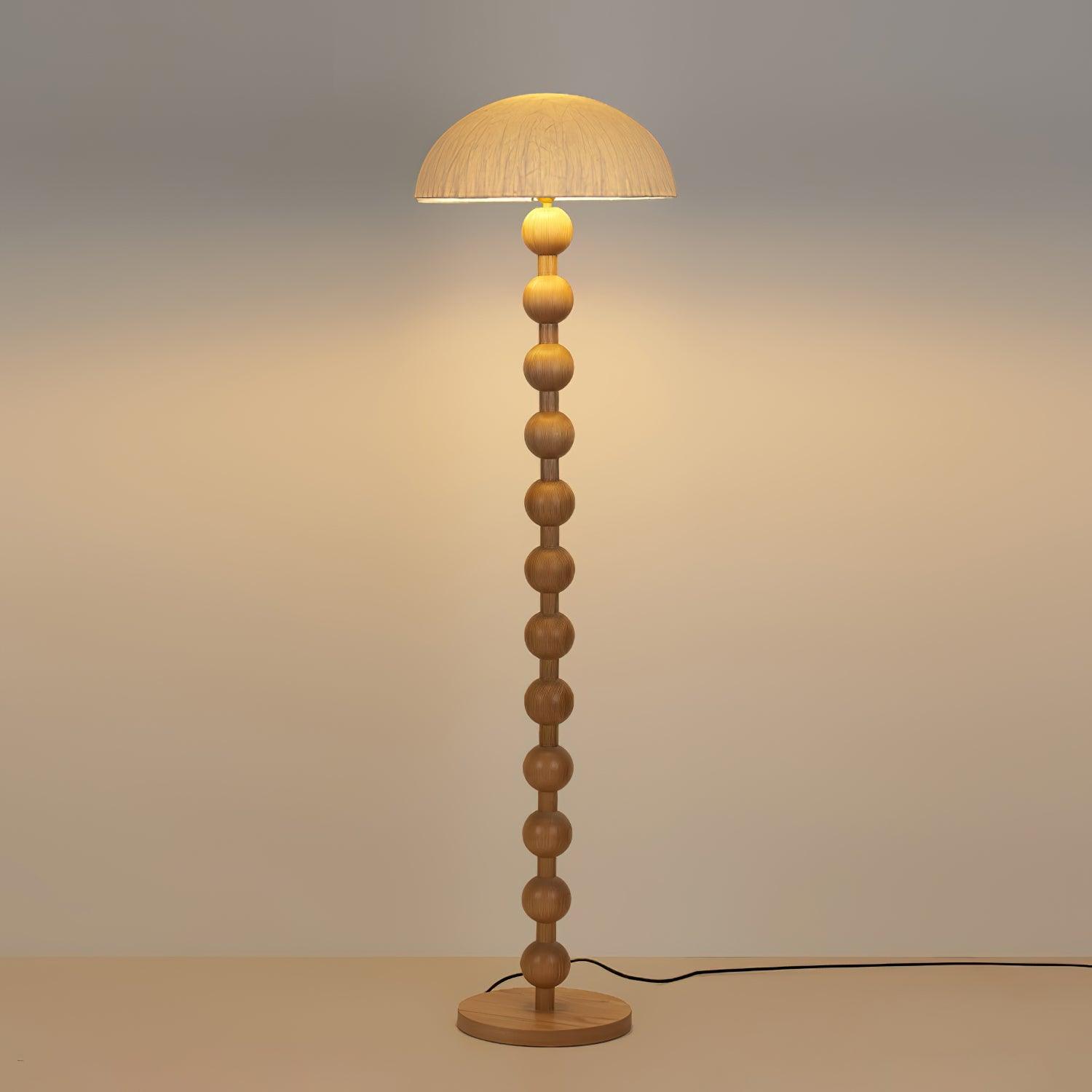 Lyliril Retro Wood Floor Lamp