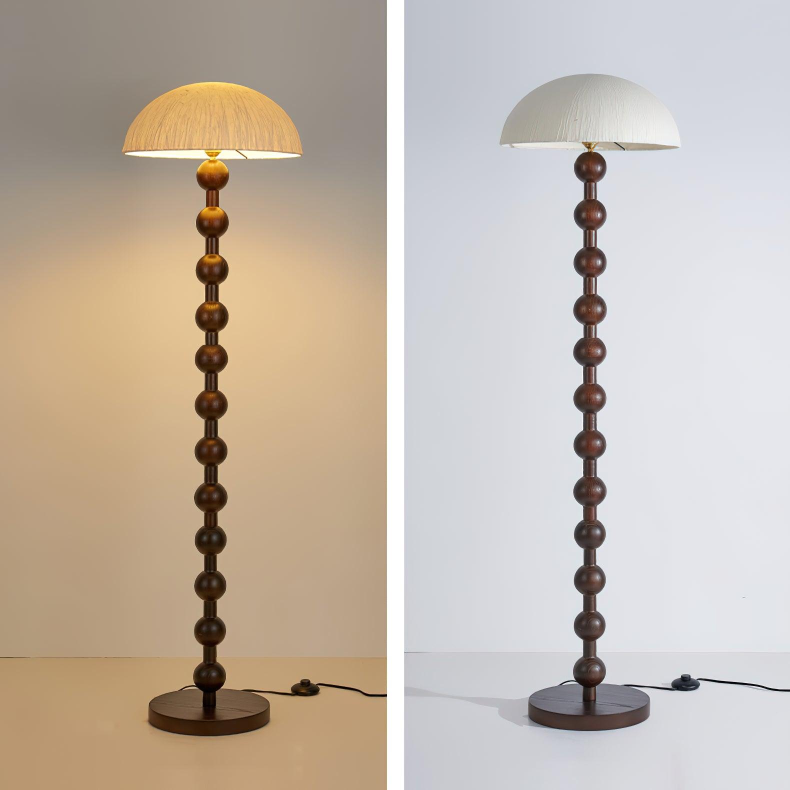 Lyliril Retro Wood Floor Lamp