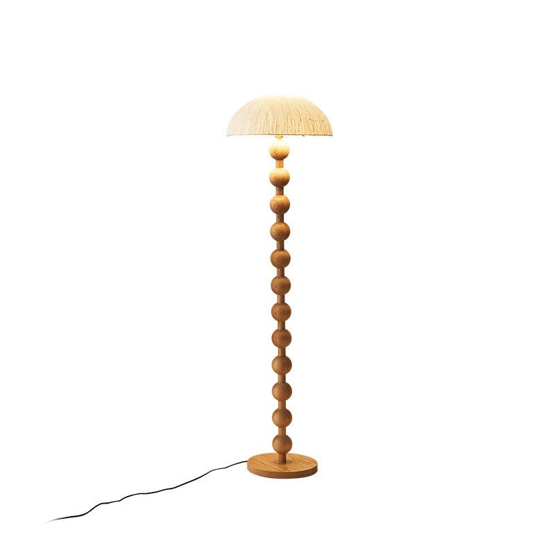 Lyliril Retro Wood Floor Lamp