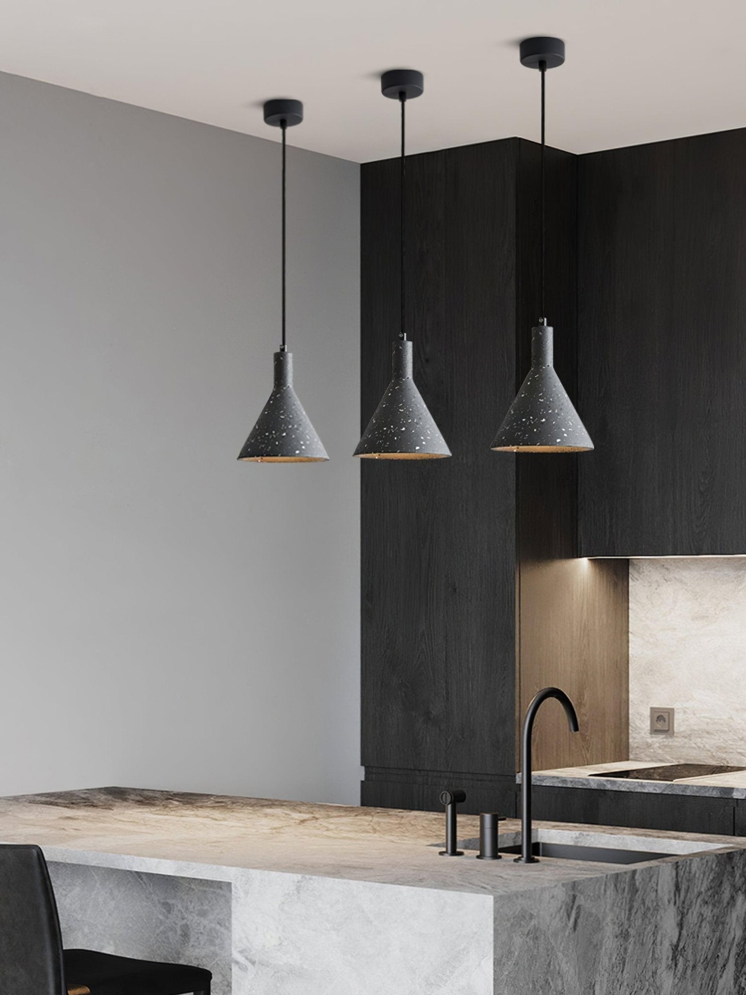 Marisaya Minimalist Concrete Pendant Light