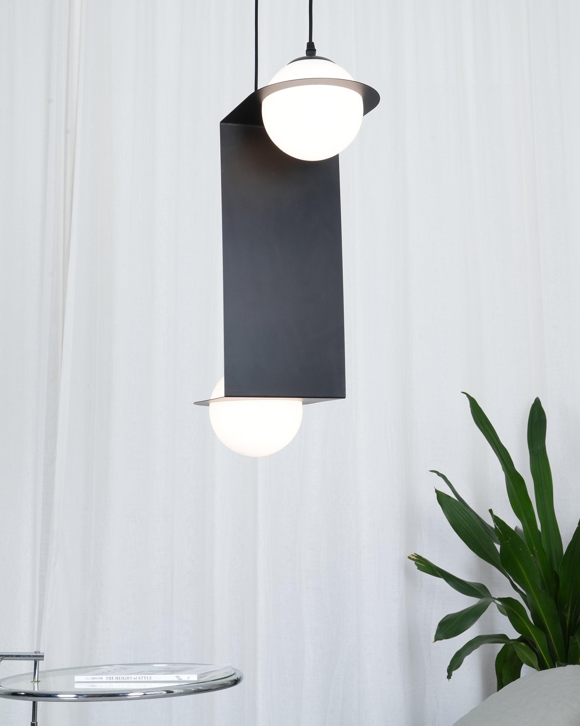 Mirere Black Contemporary Pendant Lamp - Neutral Decor