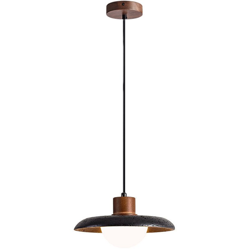 Podve Black Travertine Minimalist Pendant Light