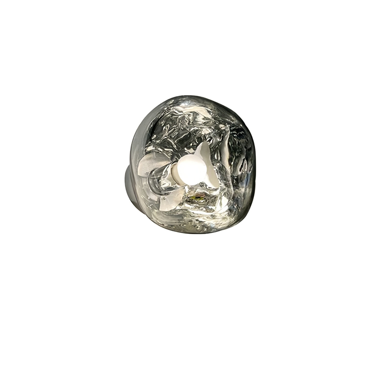 Auden Amber Glass Wall Lamp - Neutral Decor