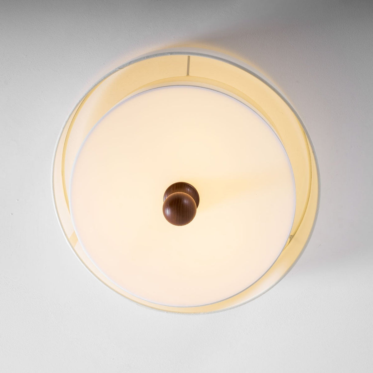 Serelira Dovemont Layered Fabric Ceiling Light