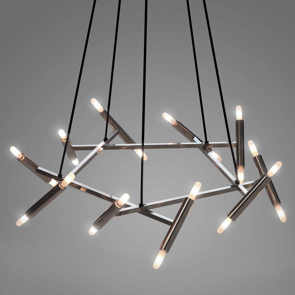 Soliriel Modern Brass Chandelier
