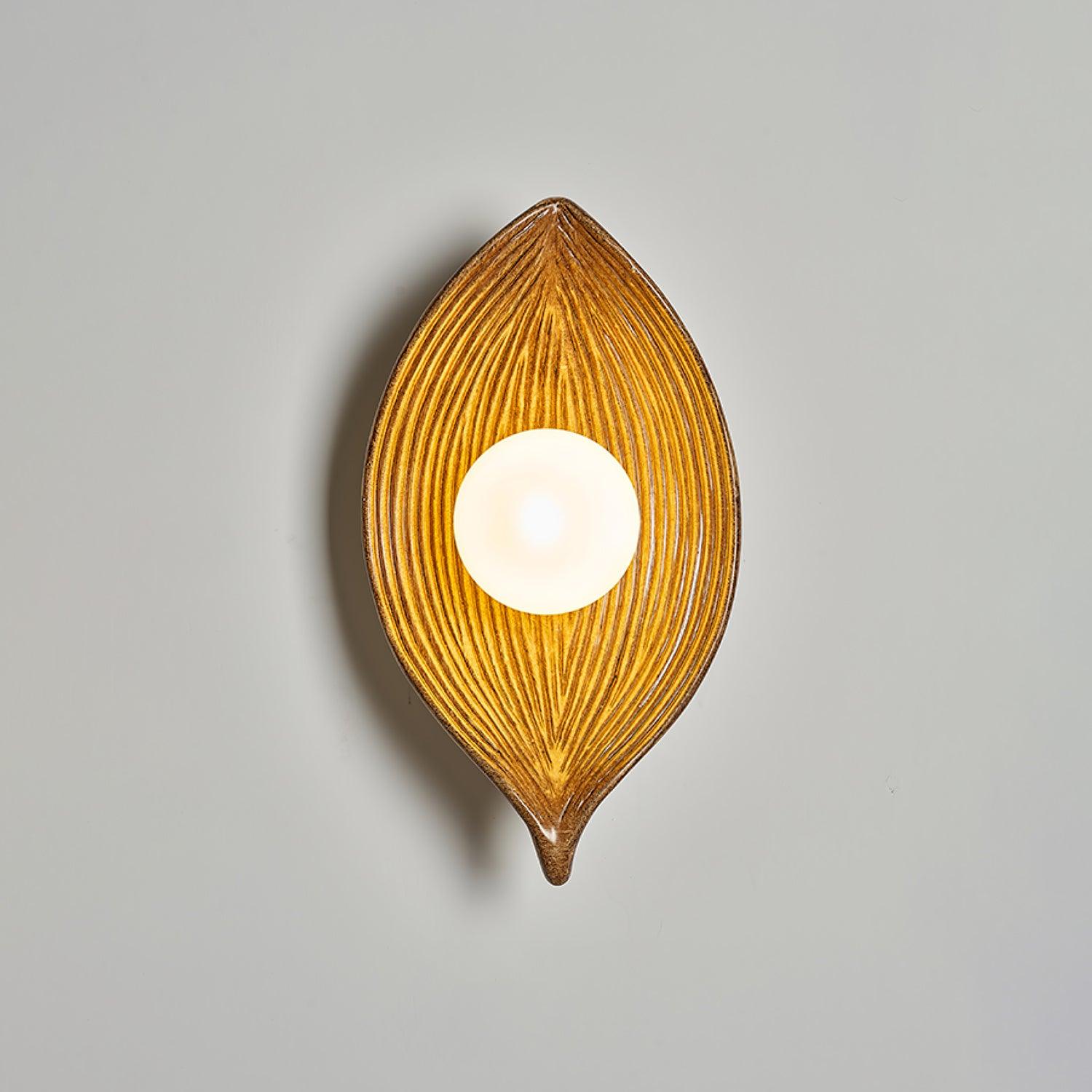 Lirixa Leaf Canoe Resin Sconce Wall lamp