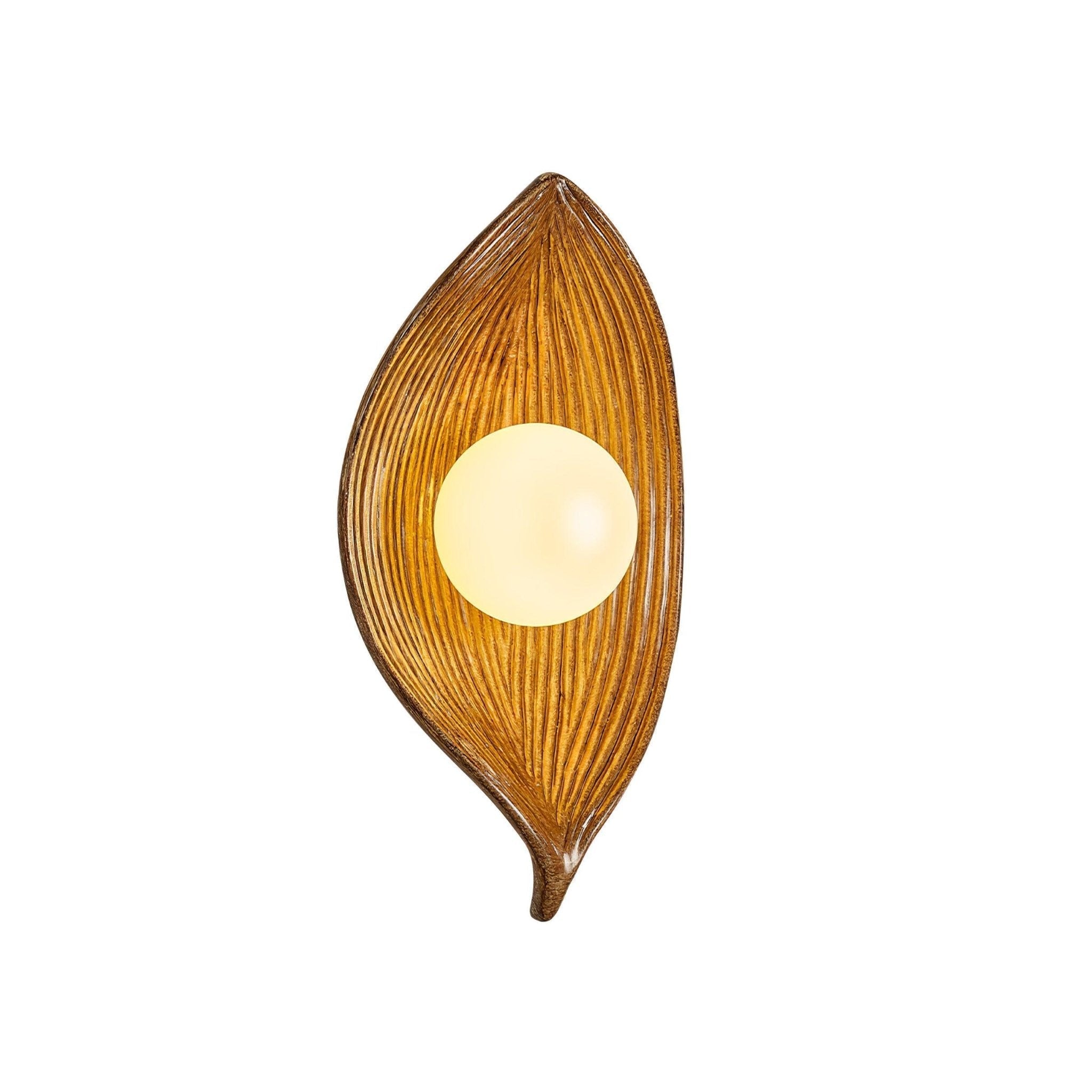 Lirixa Leaf Canoe Resin Sconce Wall lamp