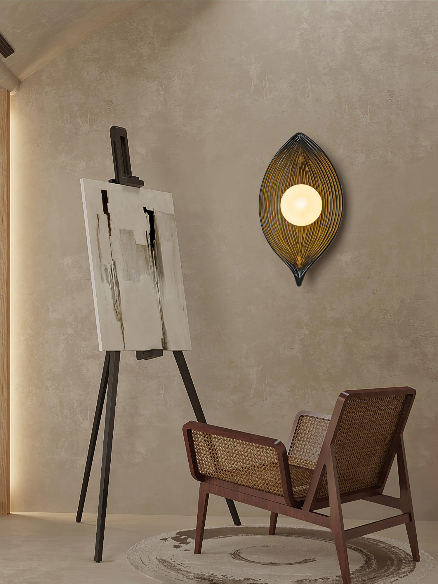Lirixa Leaf Canoe Resin Sconce Wall lamp