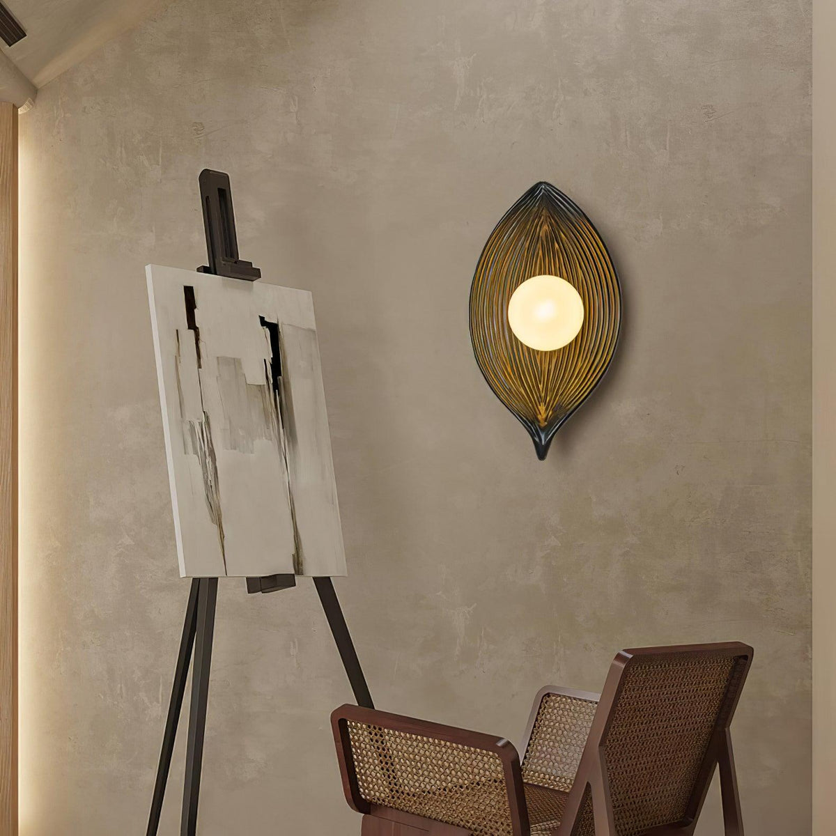 Lirixa Leaf Canoe Resin Sconce Wall lamp
