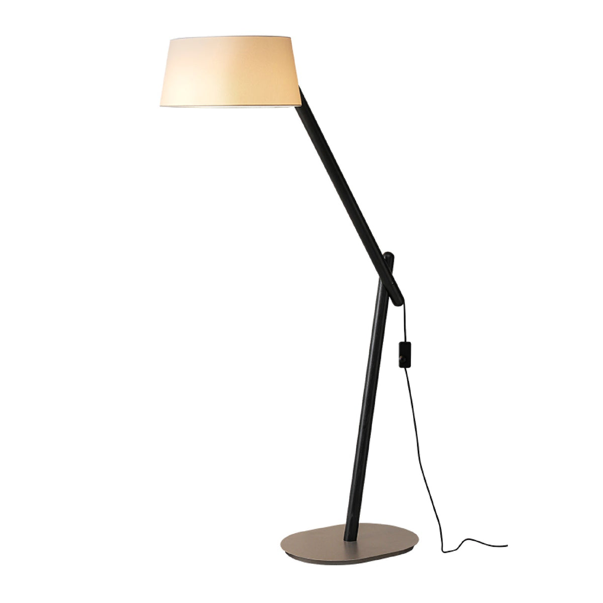 Cethar Scandinavian Fabric Floor Lamp