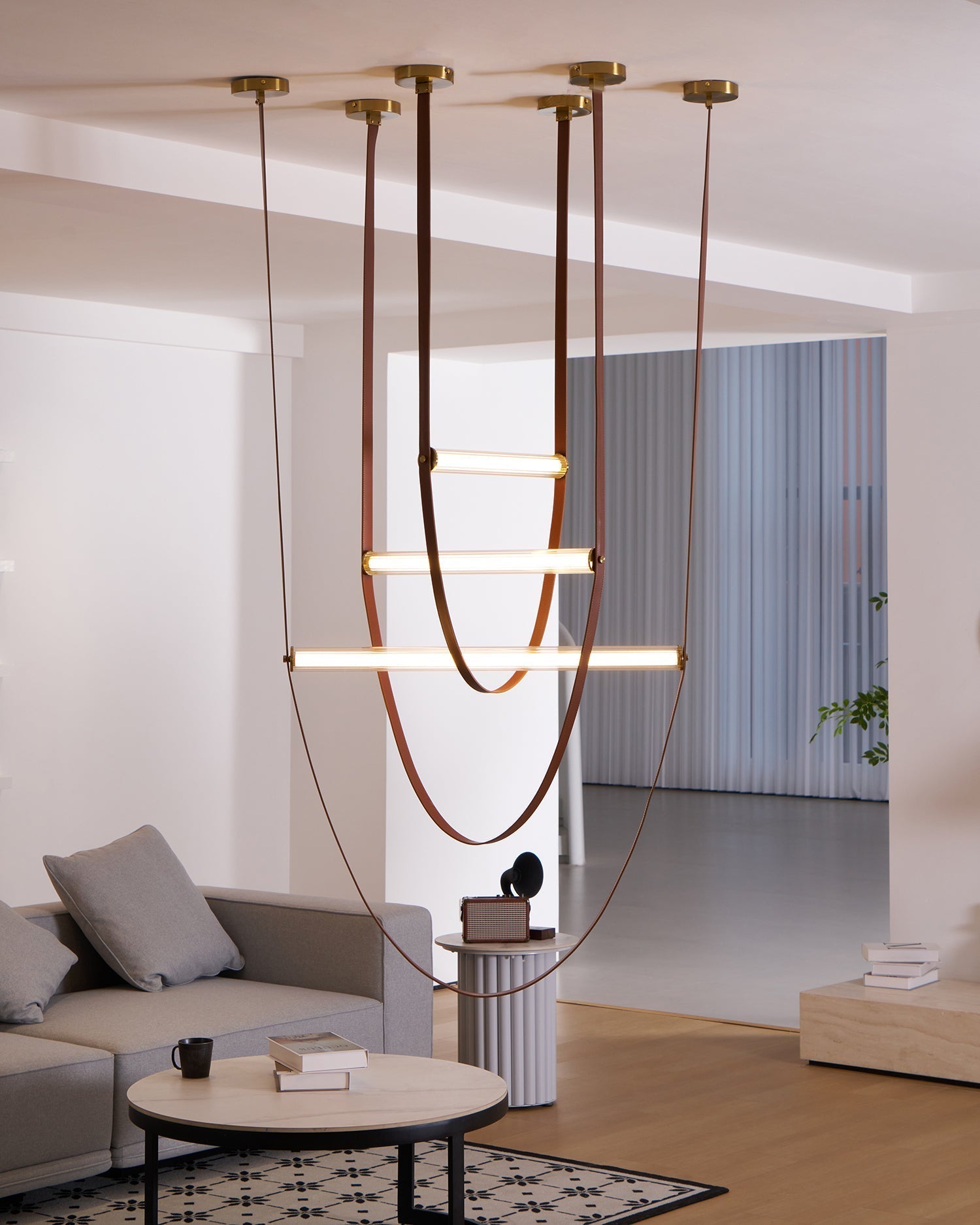 Solara Pendant Lamp Tracer Belt - Neutral Decor