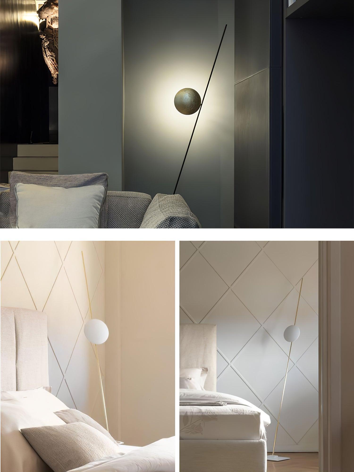 Axial Ray Sculptural Floor Lamp