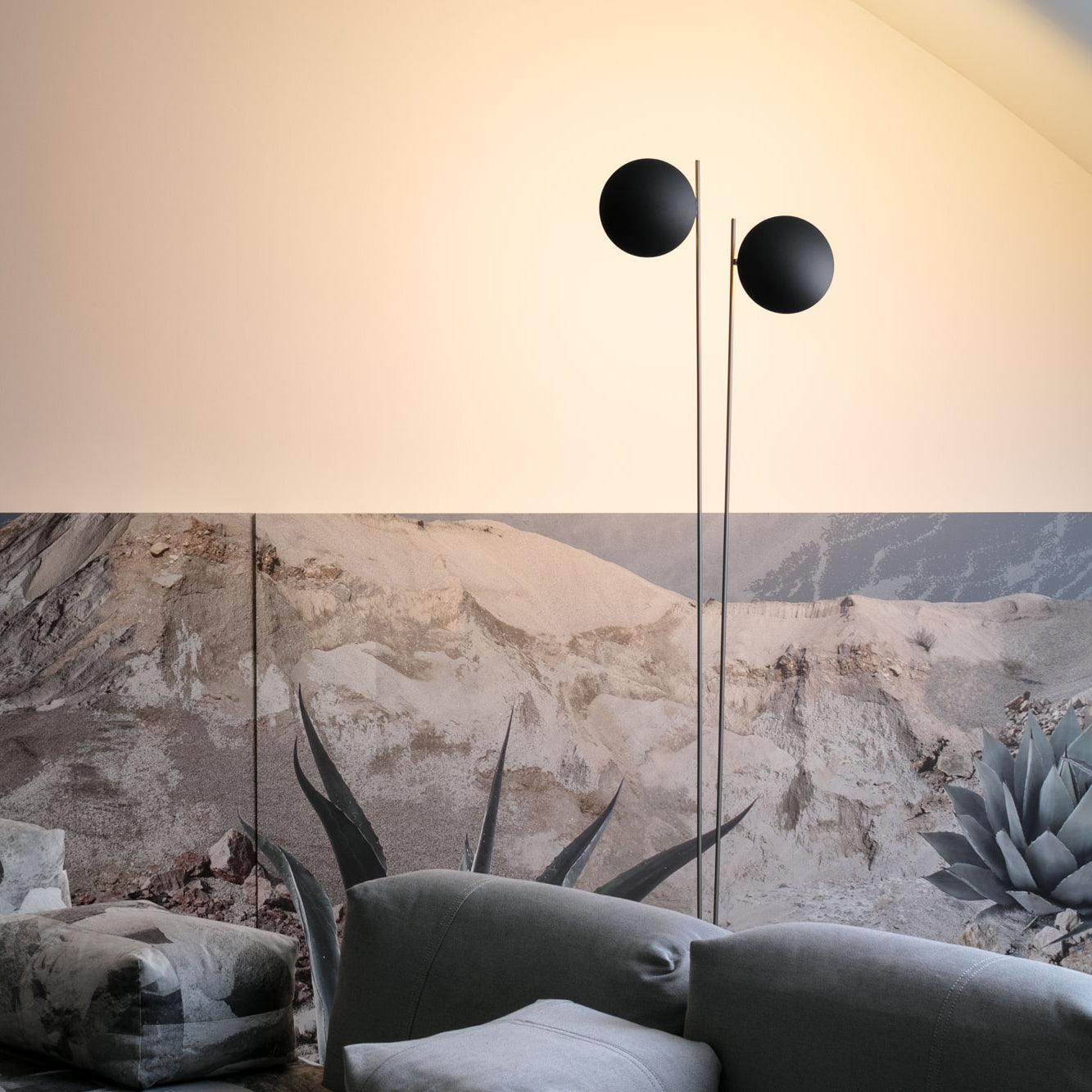 Axial Ray Sculptural Floor Lamp