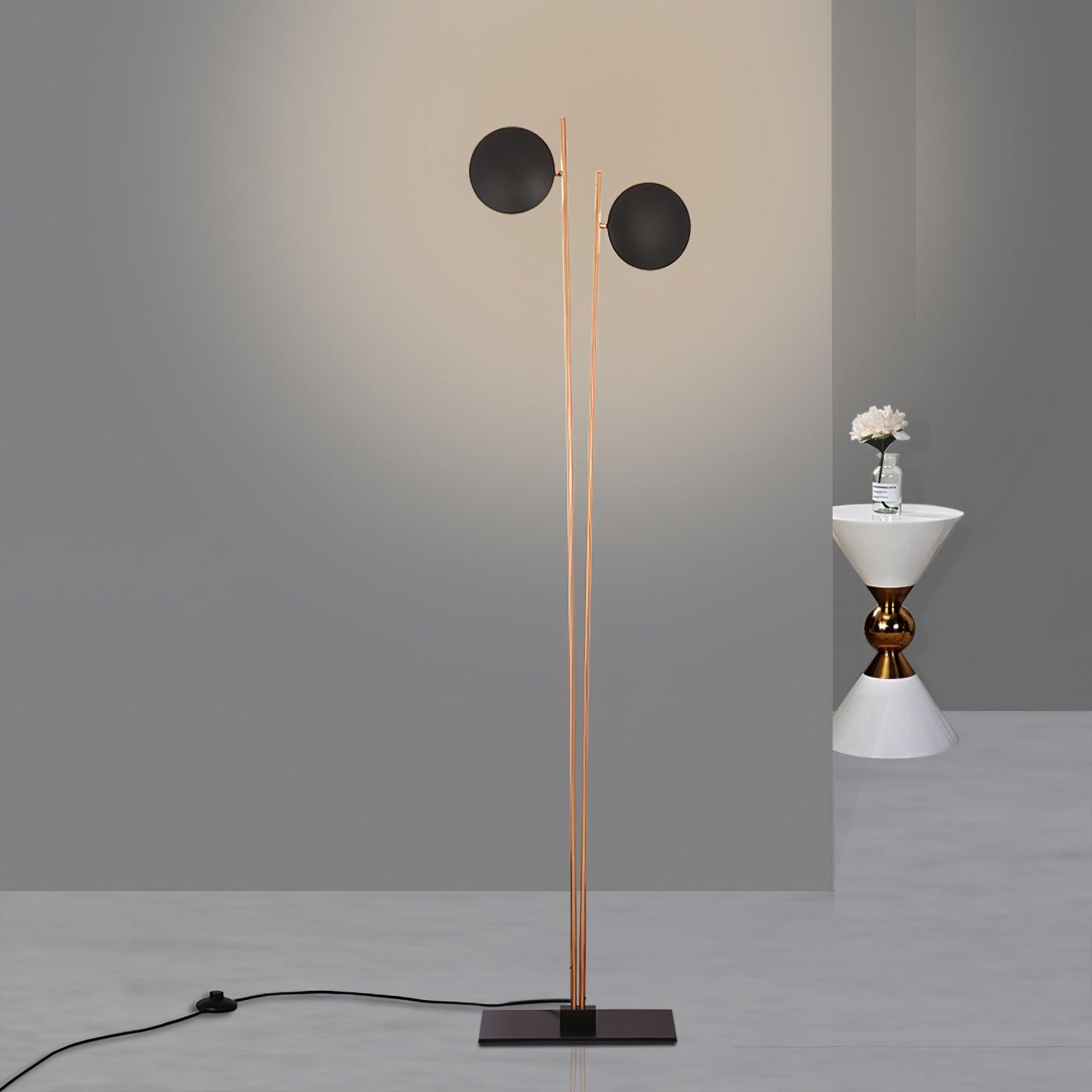 Axial Ray Sculptural Floor Lamp