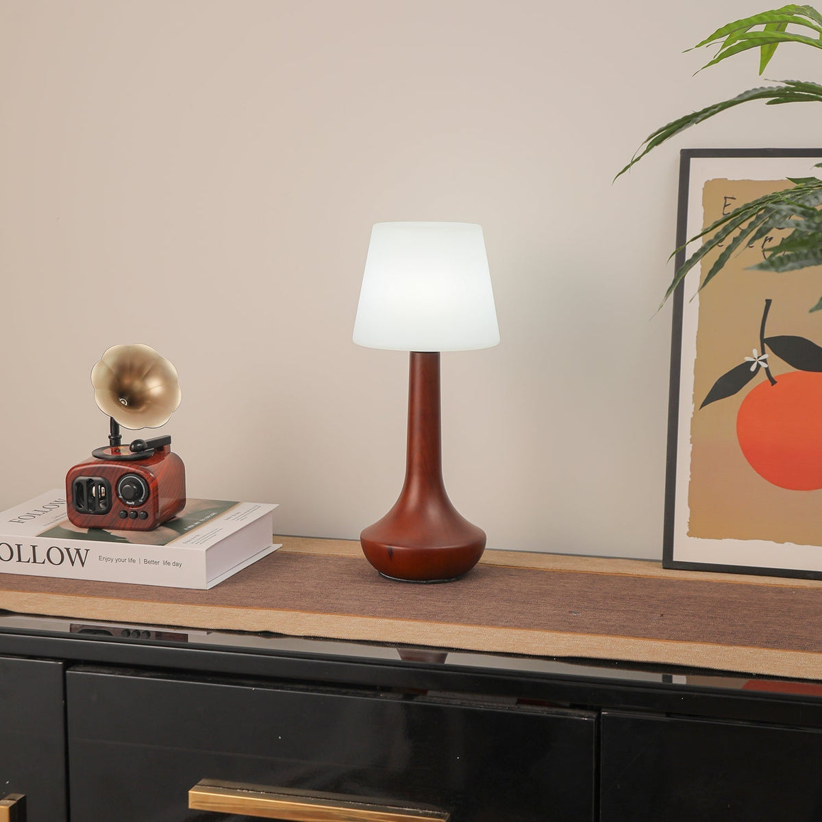 Bello Wooden Retro Table Lamp