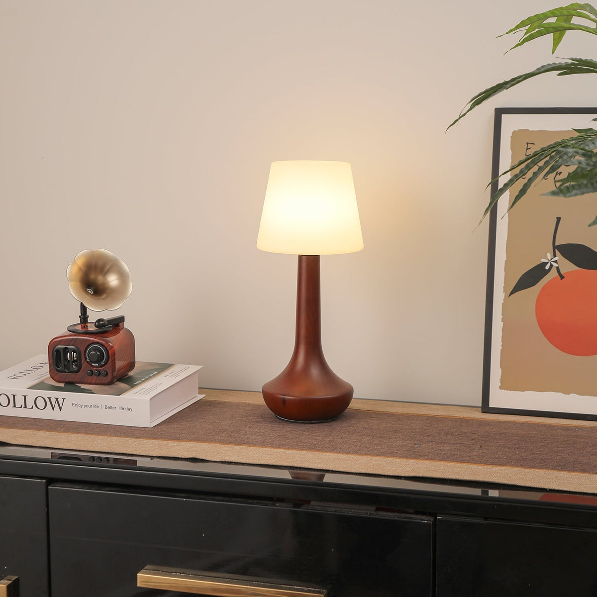 Bello Wooden Retro Table Lamp