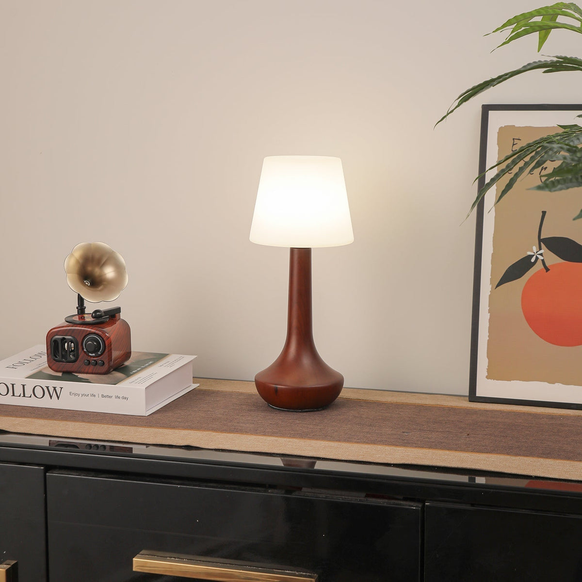 Bello Wooden Retro Table Lamp