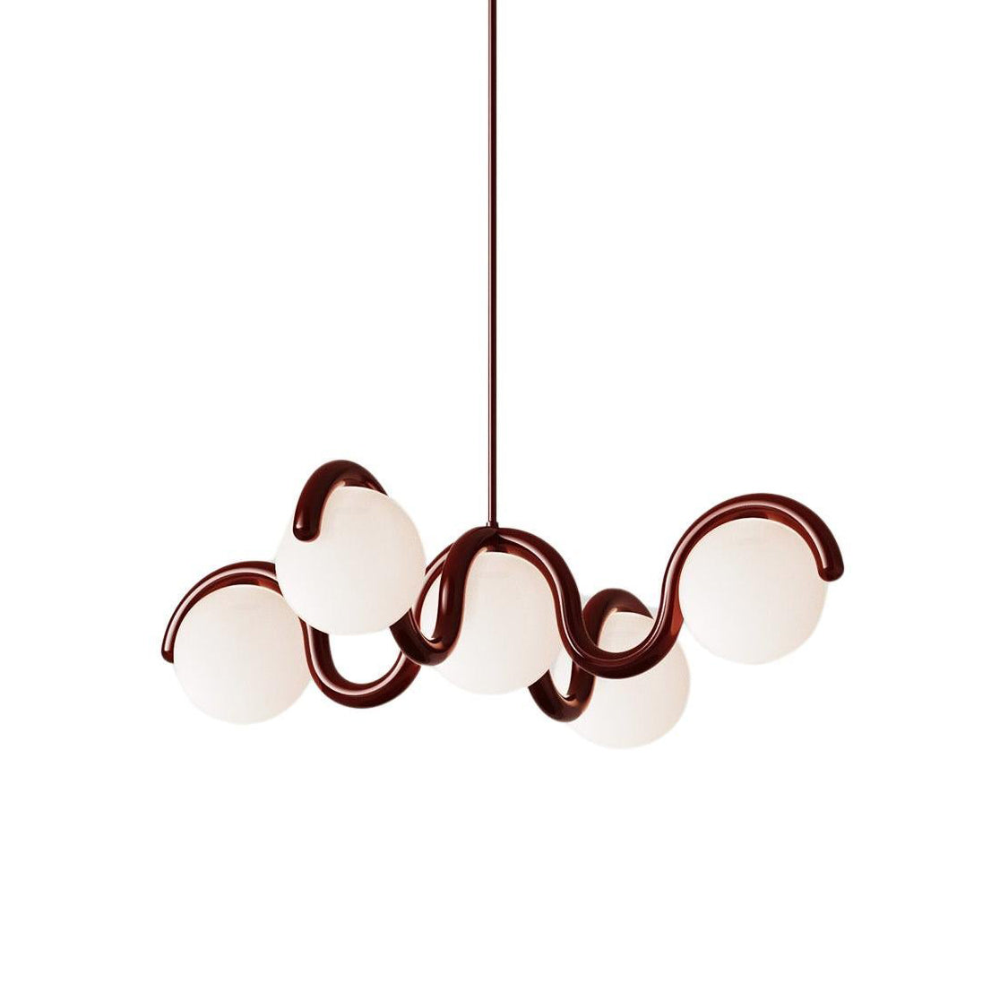 Eurvinen Creativity Elegance Art Brass Glass Chandelier - Neutral Decor