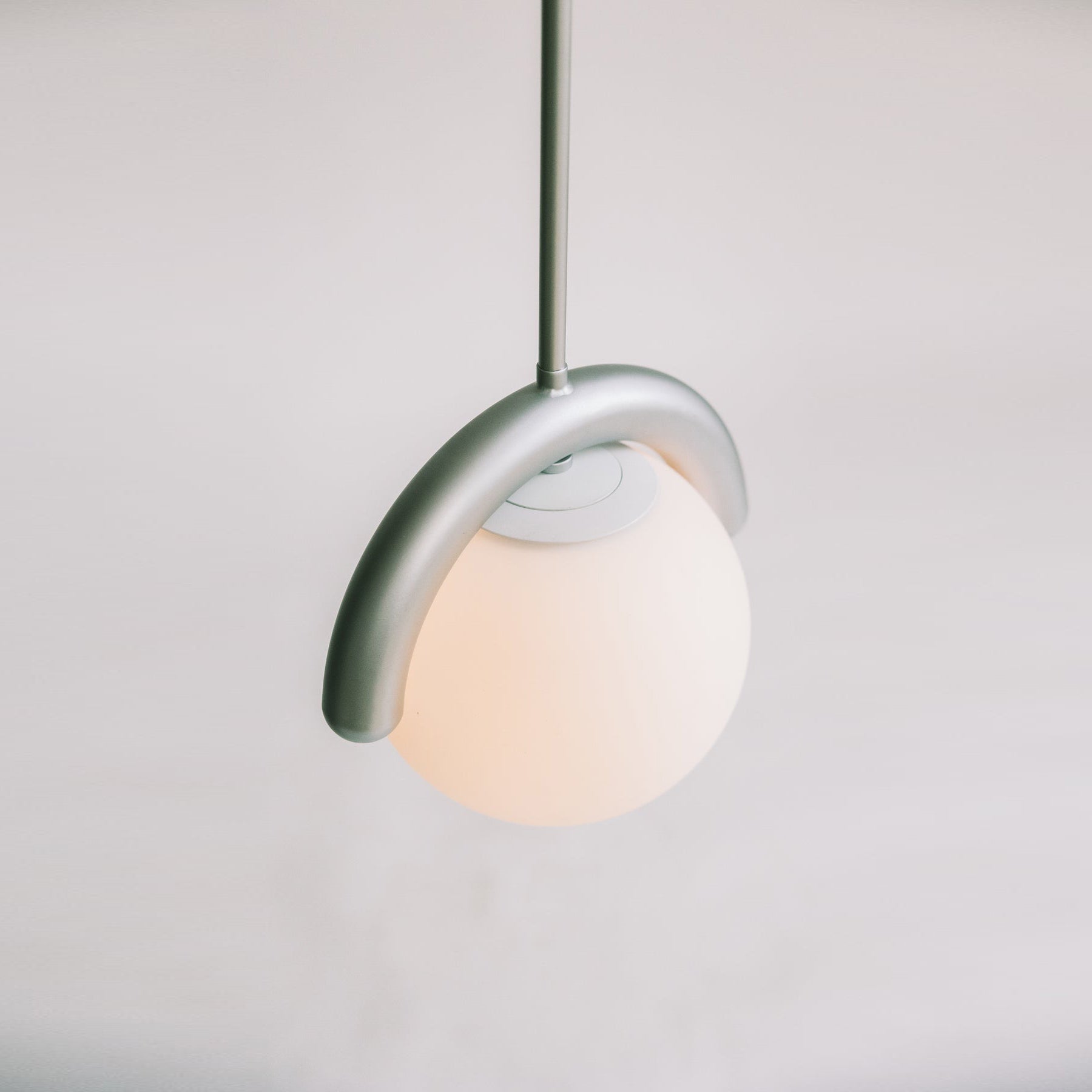 Alden Modern Metal Glass Linear Chandelier