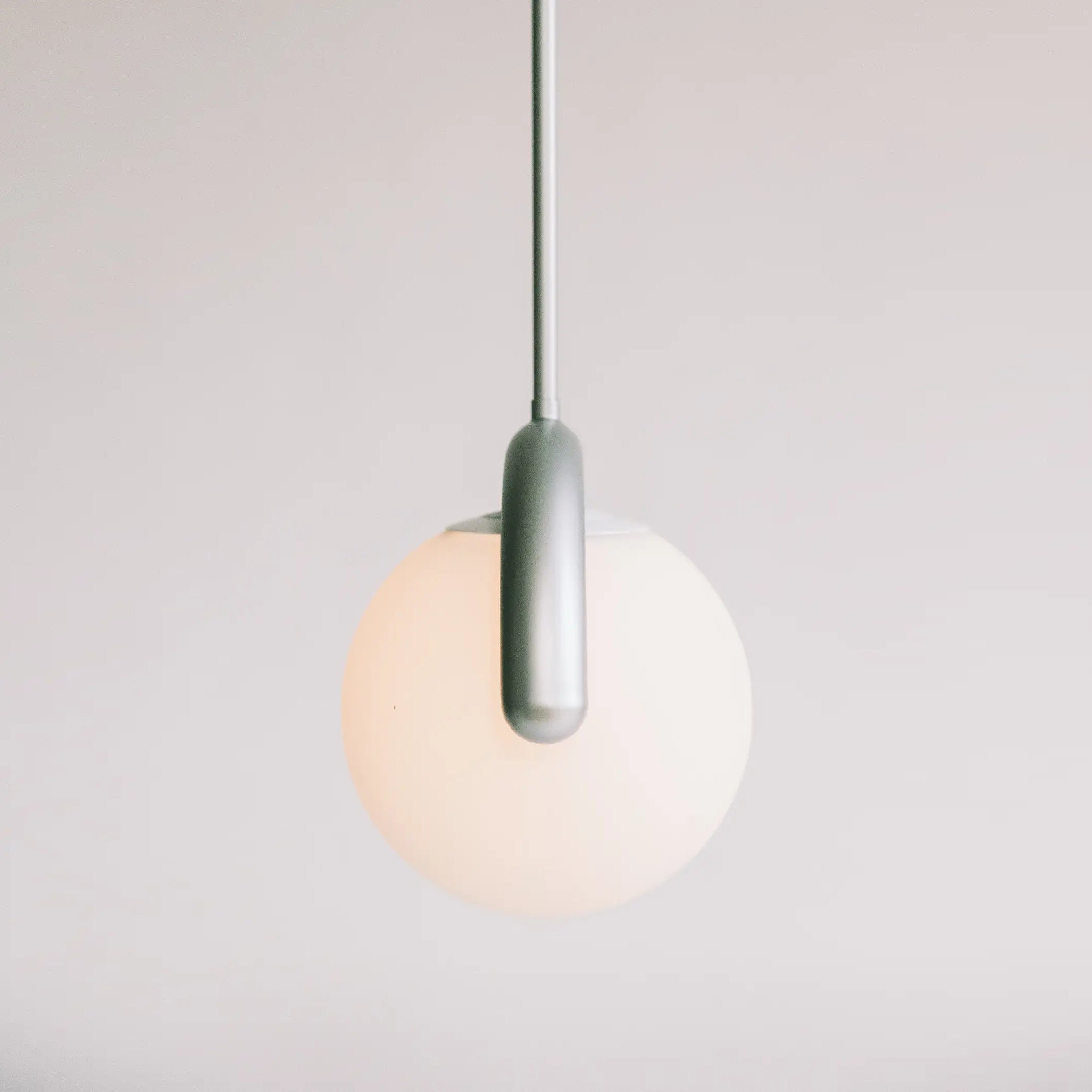 Alden Modern Metal Glass Linear Chandelier