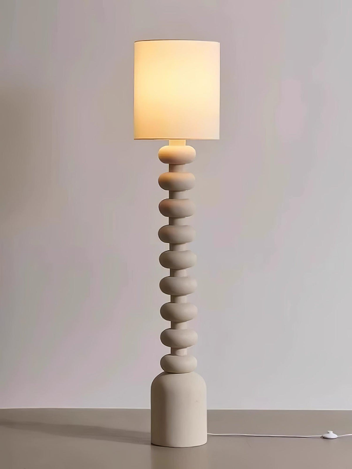 Khev Modern Fabric Floor Lamp